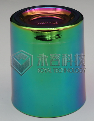 Cam Bardaklar için PVD ARC iyon kaplama makinesi- gökkuşağı, yeşil, mavi, mor, Altın, kehribar renkleri