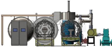 Yatay Vakumlu Metalleştirme Makinesi, Cam Bileklik PVD Vakumlu Kaplama Makinesi