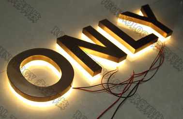 LED Işık Yüksek Vakum Metallizing Ekipmanları ile Billboard, 3D SS Mektuplar IP Altın Kaplama Makinesi