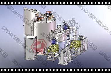 Akrilik PVD Krom Vakum Metallizing Makinesi, Alüminyum Vakum Metallizer Otomotiv LOGO&amp;#39;lar Chroming