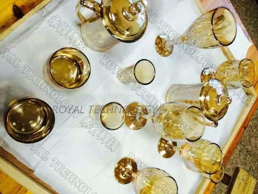 İyi bir fiyat. Cam Kavanozlar Gül Altın PVD Kaplama / 0.5 - 3 Mikron İnce Film Kaplama Hizmetleri çevrimiçi