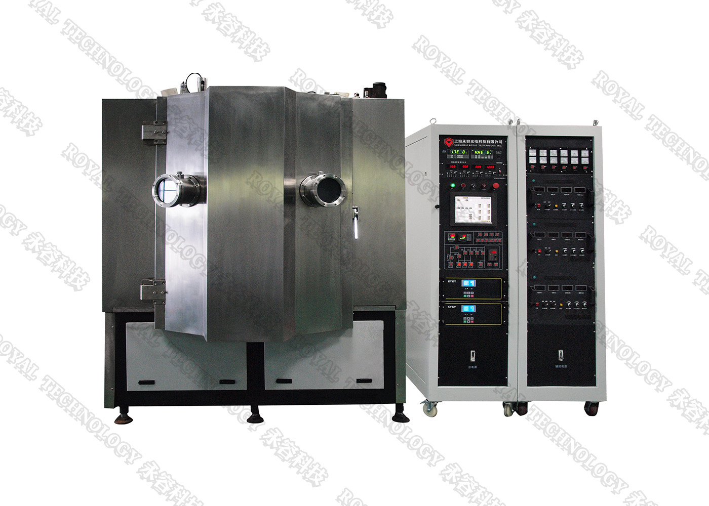Copper  Conductiive Thin Film Magnetron Sputtering Machine,  Nylon Textile  with Cu think film deposition